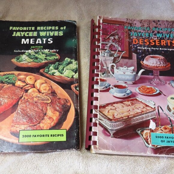Favorite Recipes of Jaycee Wives - Set of 2 Cook Books from 1966 and 1967 - Picture 1 of 7